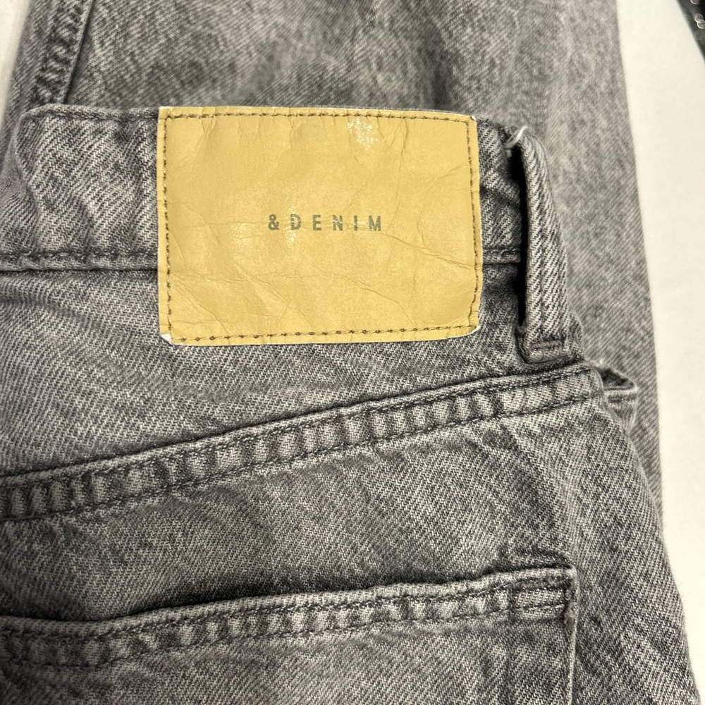 H&M Washed Gray Denim Jeans